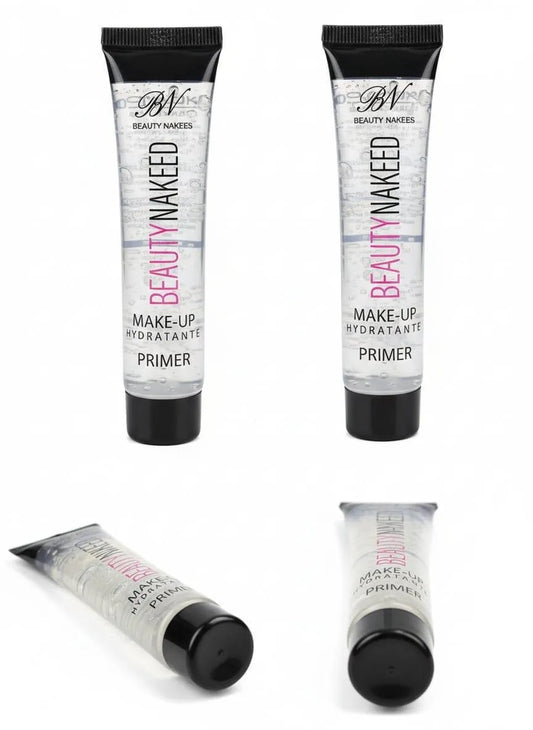 Silicone-free hydrating gel primer texture on skin